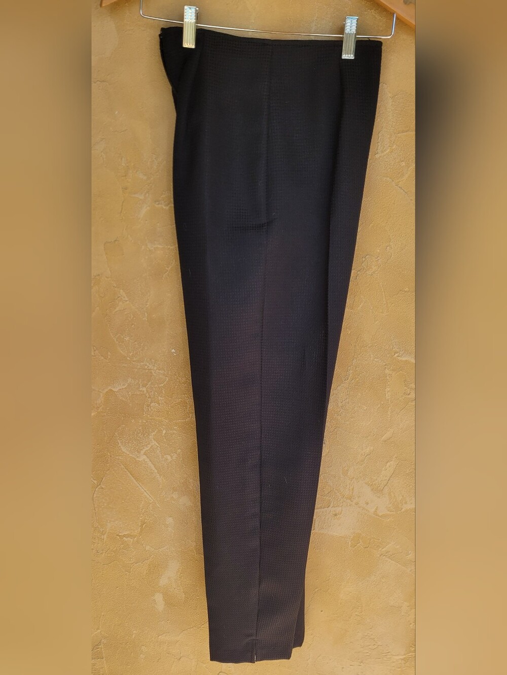 Vintage Black 2 Piece Suit, Slim Fit Cigarette Style Pants. Size 2 Any Occasion - Picture 8 of 10